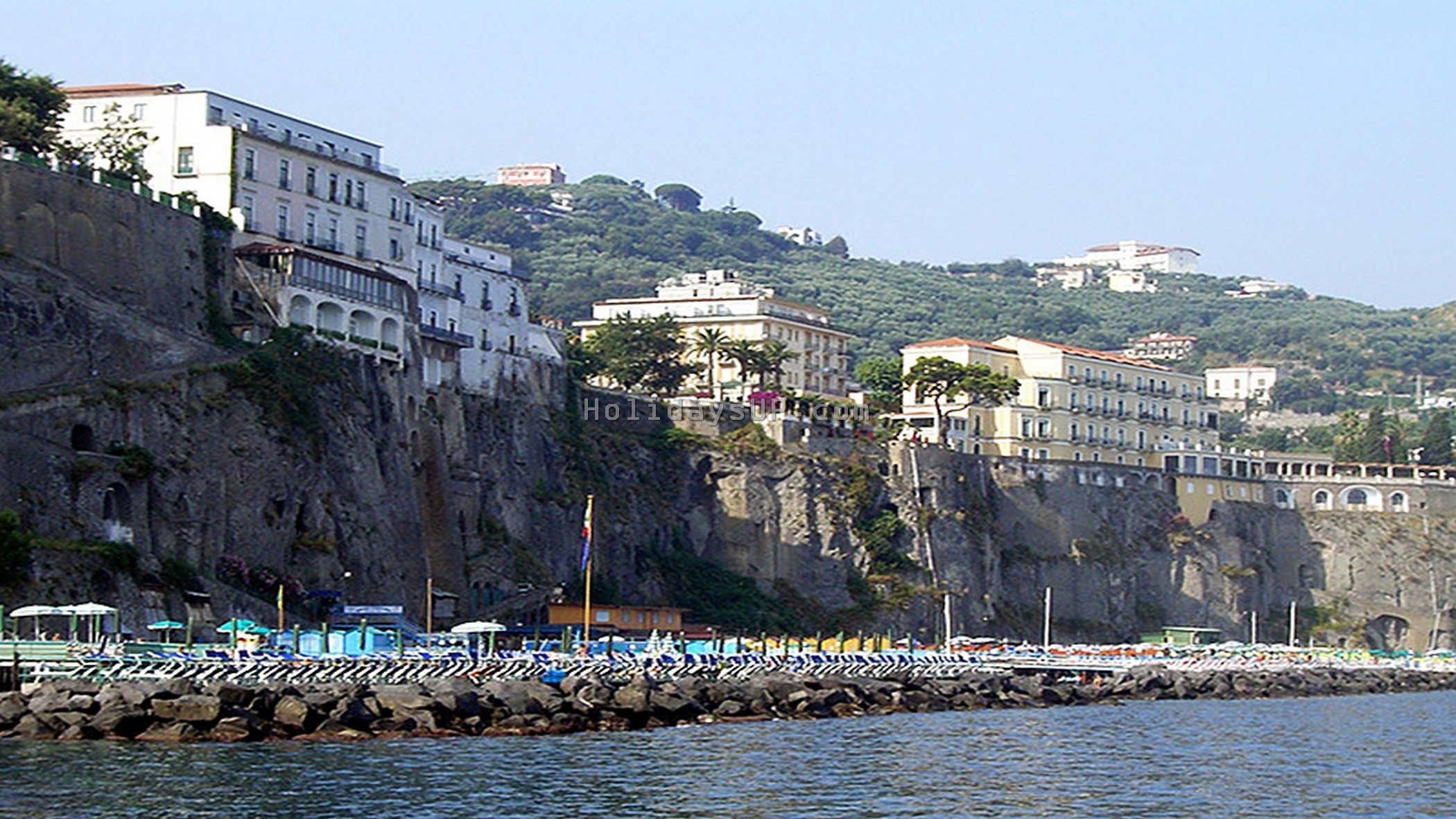 Marina Piccola and beaches in Sorrento close to Casa Nevic apartment homeway