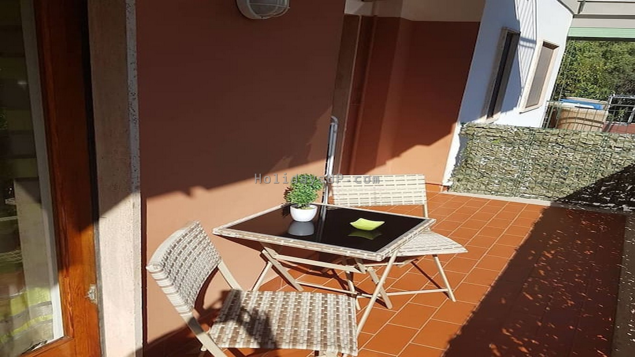 Casa Mariandre C outdoor relax balcony and breakfast point in Sorrento